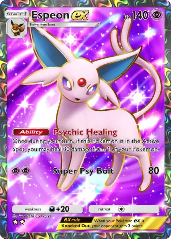 Espeon ex · Wisdom of Sea and Sky