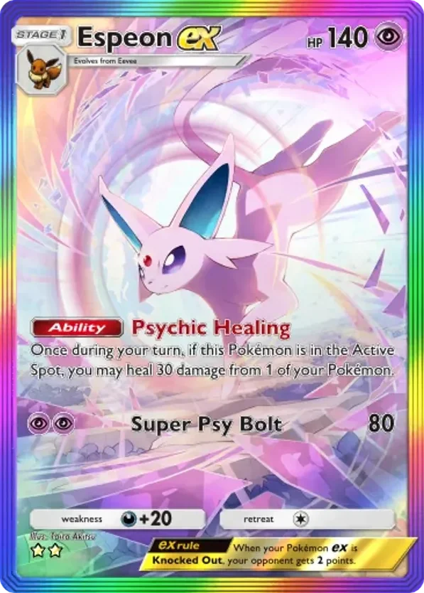 Espeon ex · Wisdom of Sea and Sky
