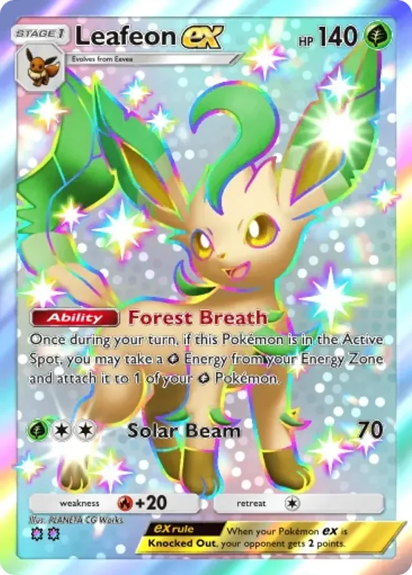 Leafeon ex · Wisdom of Sea and Sky