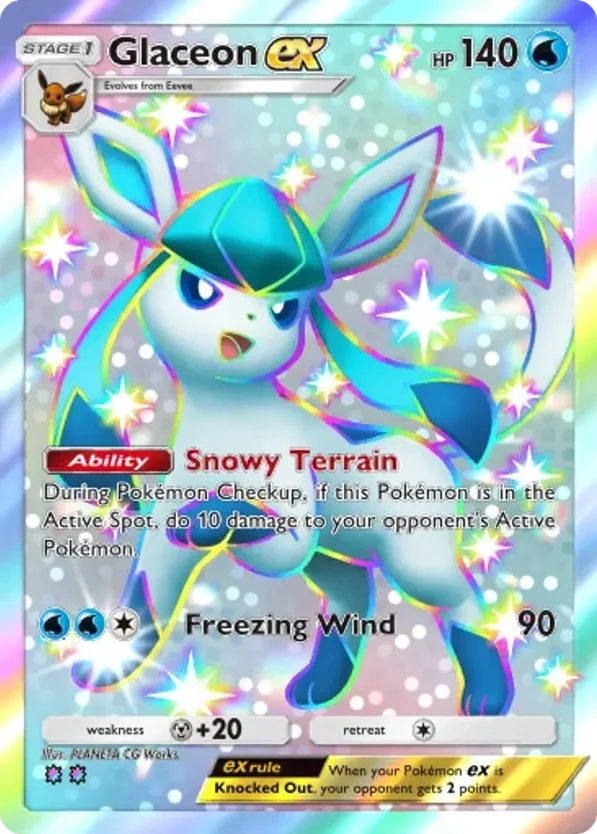 Glaceon ex · Wisdom of Sea and Sky