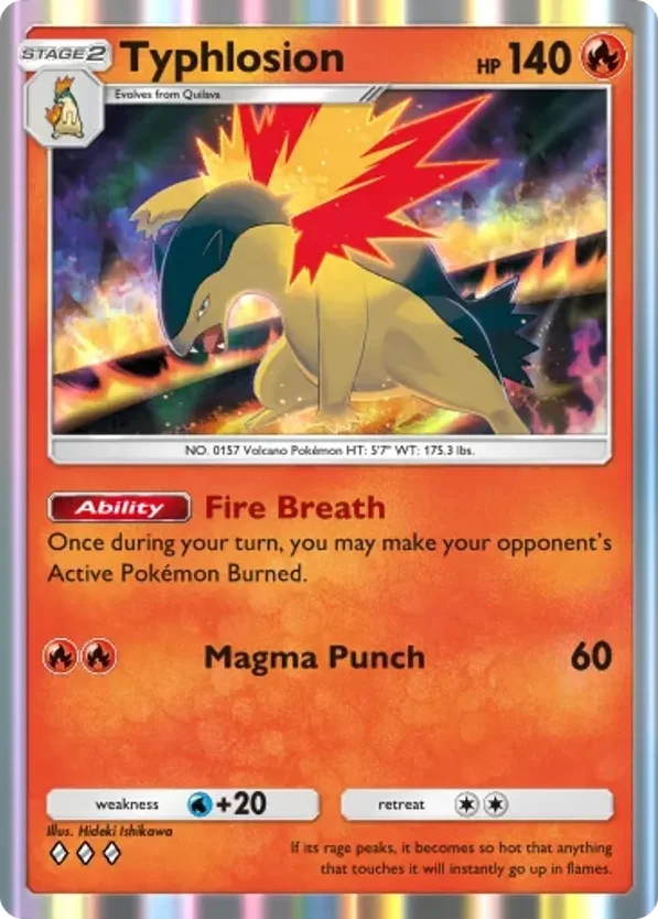 Typhlosion · Wisdom of Sea and Sky