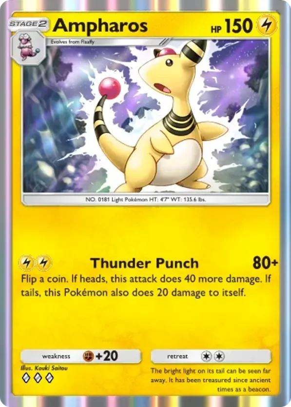 Ampharos · Wisdom of Sea and Sky