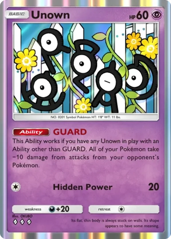 Unown · Wisdom of Sea and Sky