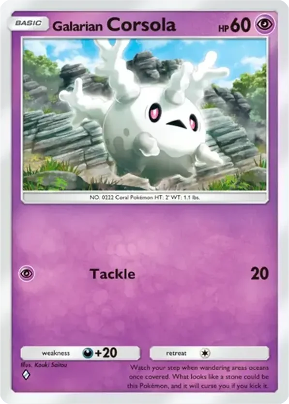 Galarian Corsola · Secluded Springs