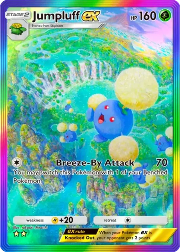 Jumpluff ex · Secluded Springs