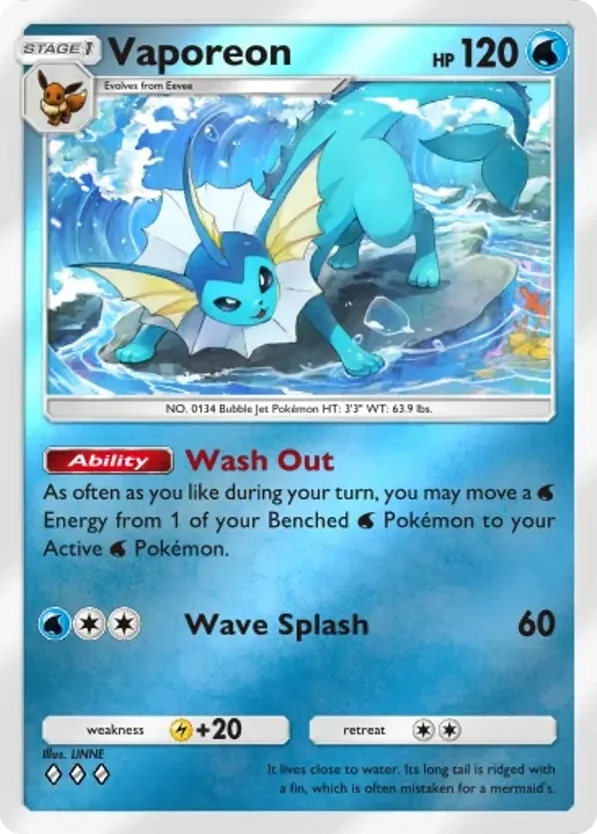 Vaporeon · Deluxe Pack ex