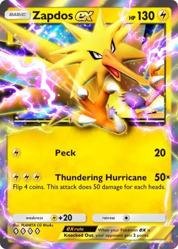 Zapdos ex · Deluxe Pack ex