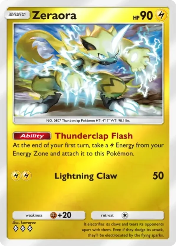 Zeraora · Deluxe Pack ex