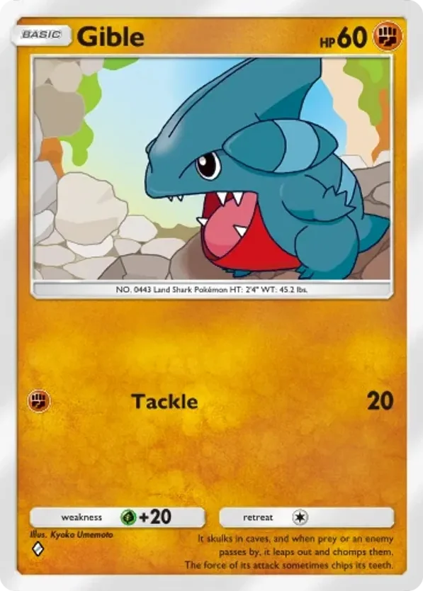 Gible · Deluxe Pack ex