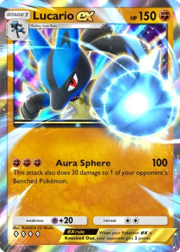 Lucario ex · Deluxe Pack ex