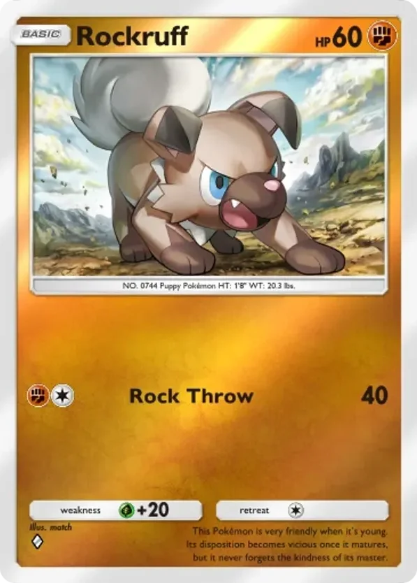 Rockruff · Deluxe Pack ex