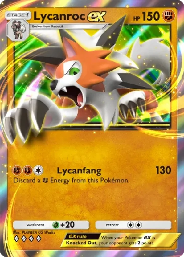 Lycanroc ex · Deluxe Pack ex