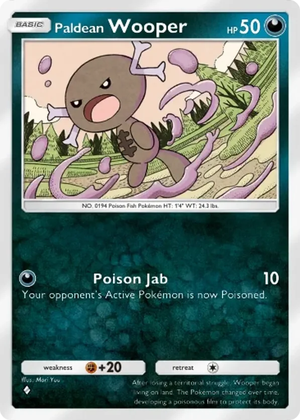 Paldean Wooper · Deluxe Pack ex