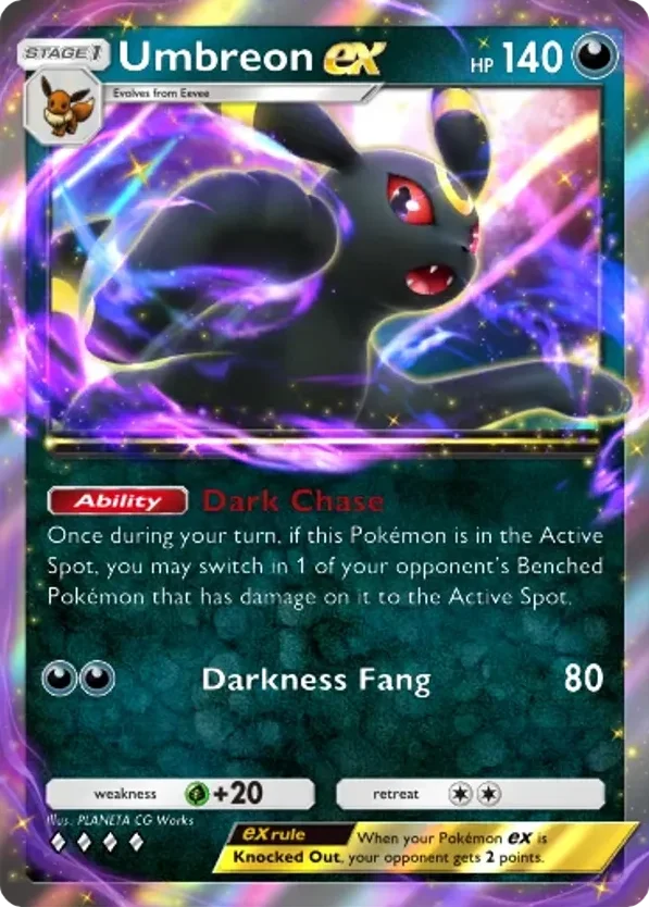 Umbreon ex · Deluxe Pack ex