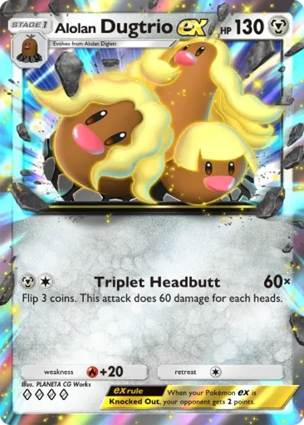 Alolan Dugtrio ex · Deluxe Pack ex