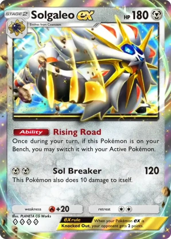 Solgaleo ex · Deluxe Pack ex