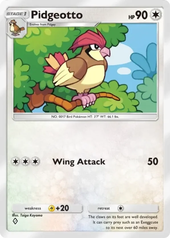 Pidgeotto · Deluxe Pack ex
