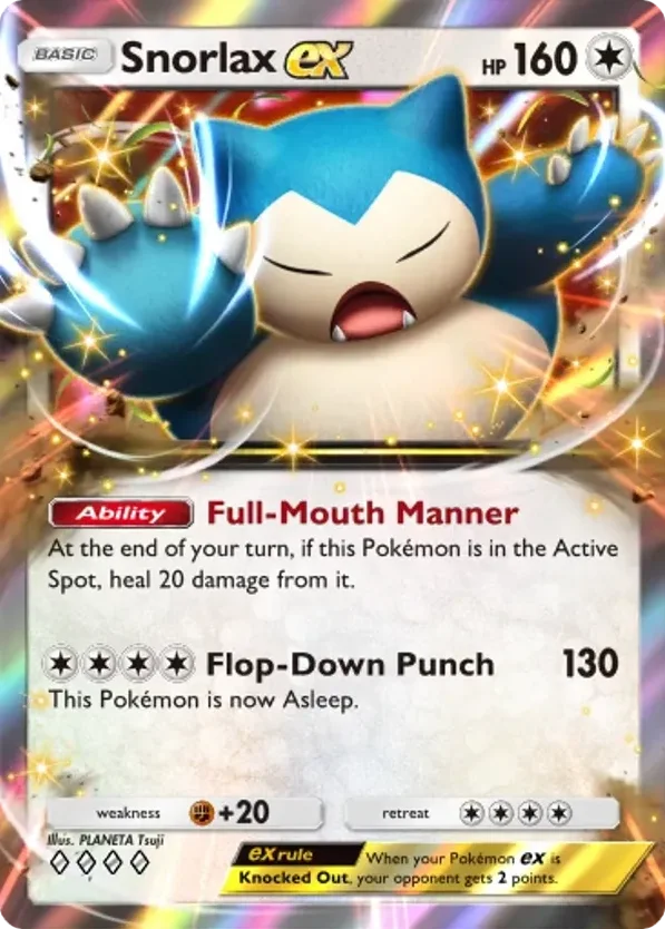 Snorlax ex · Deluxe Pack ex