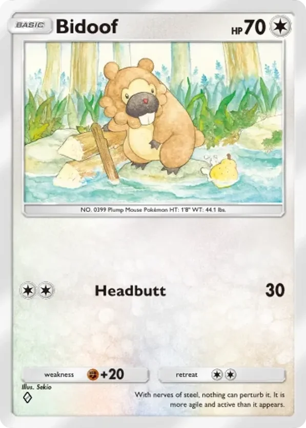 Bidoof · Deluxe Pack ex