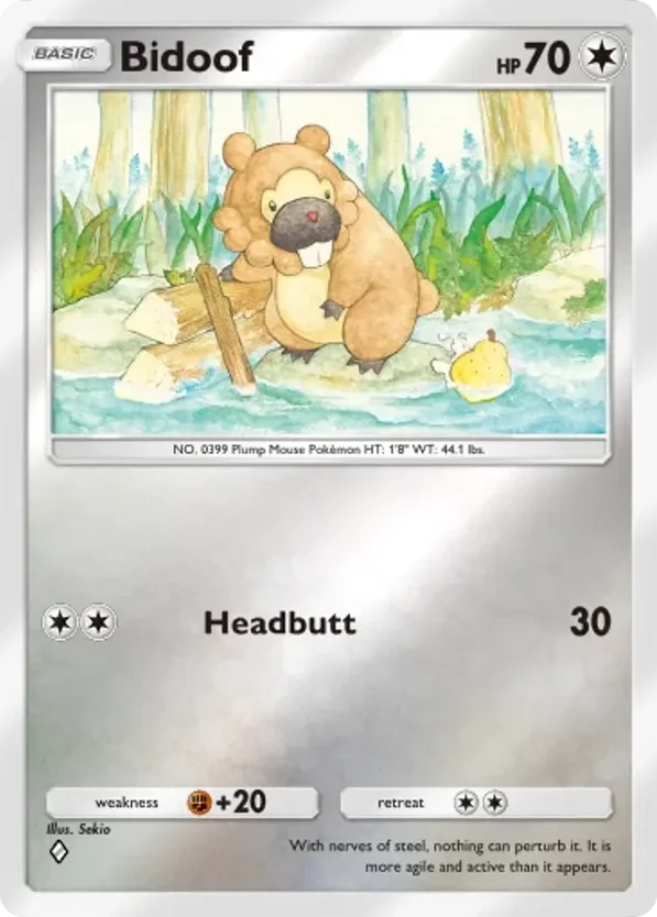 Bidoof · Deluxe Pack ex