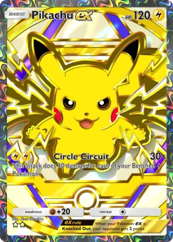 Pikachu ex · Deluxe Pack ex