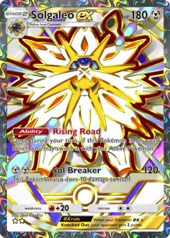 Solgaleo ex · Deluxe Pack ex