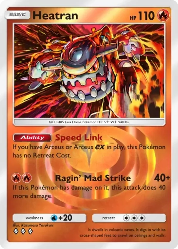 Heatran · Deluxe Pack ex