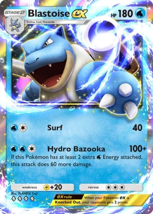 Blastoise ex · Deluxe Pack ex
