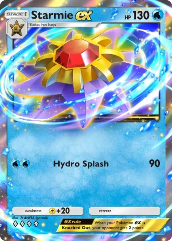 Starmie ex · Deluxe Pack ex