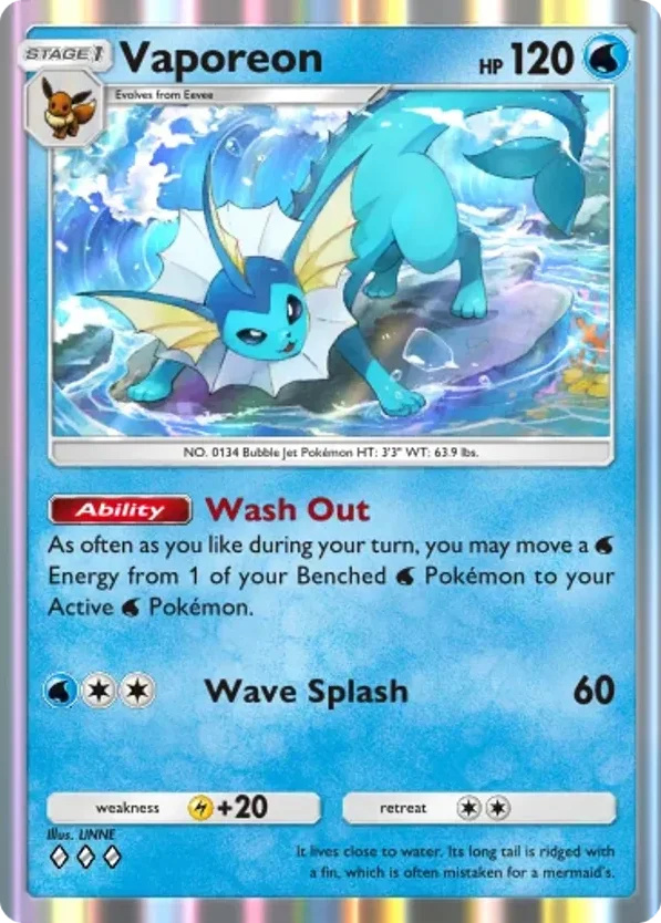 Vaporeon · Deluxe Pack ex
