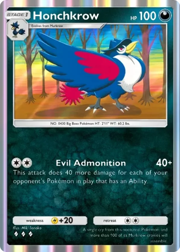 Honchkrow · Mega Rising