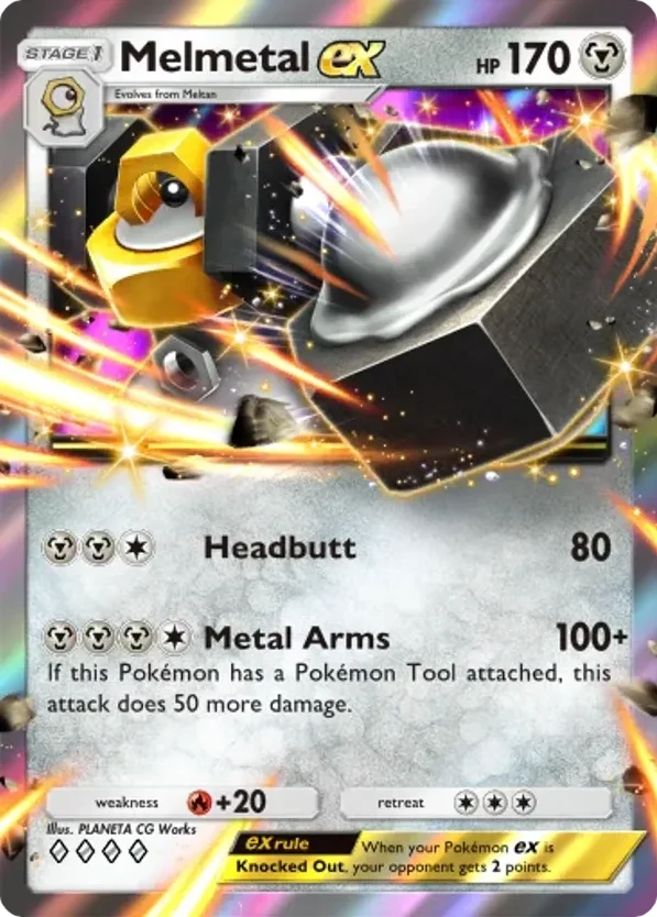 Melmetal ex · Mega Rising