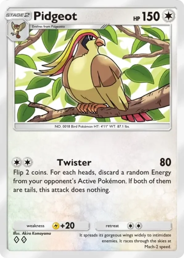 Pidgeot · Mega Rising