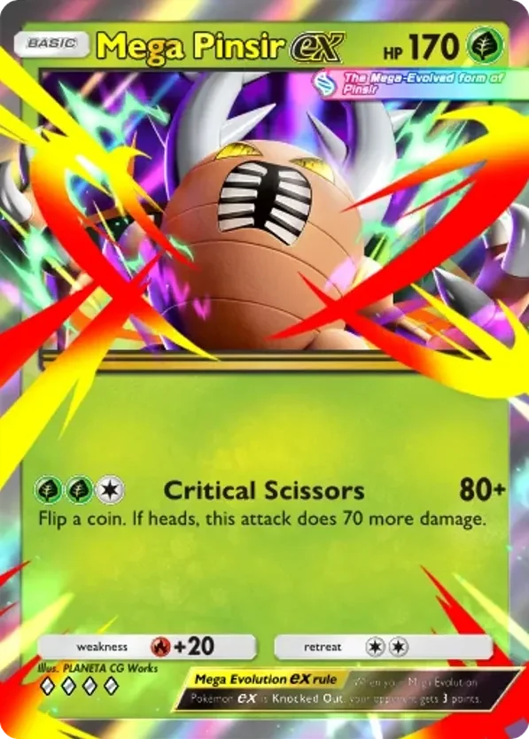 Mega Pinsir ex · Mega Rising