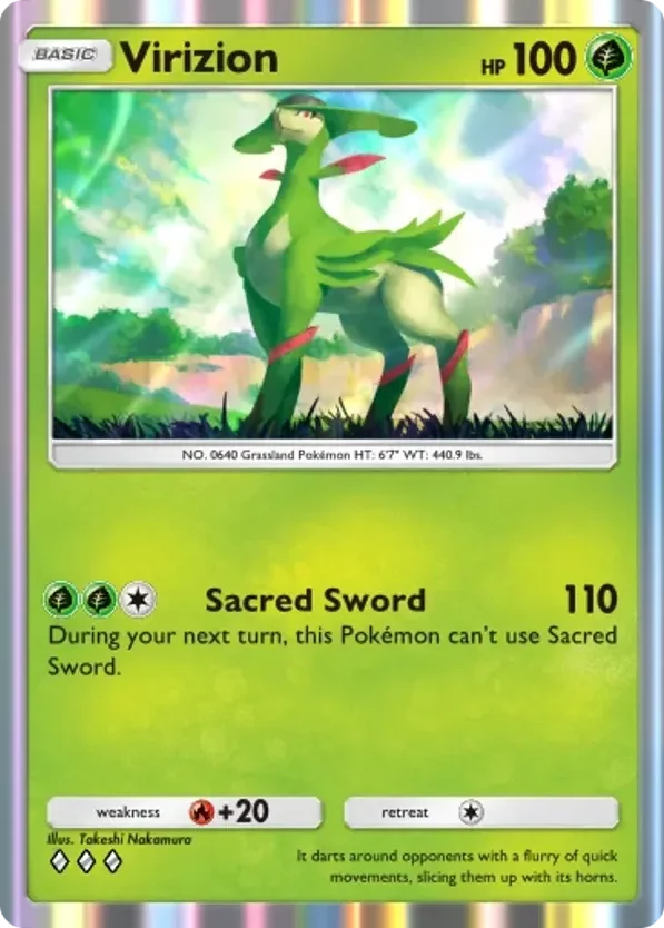 Virizion · Mega Rising