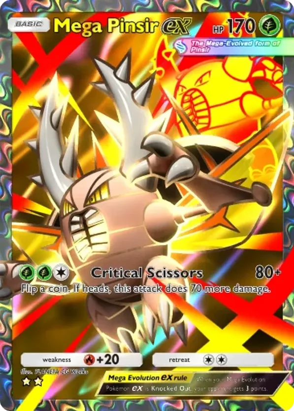 Mega Pinsir ex · Mega Rising