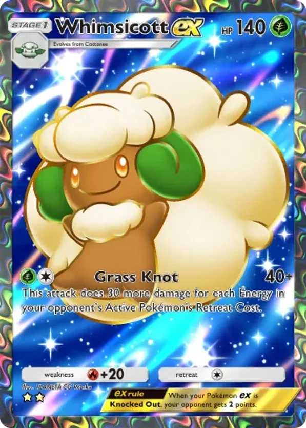 Whimsicott ex · Mega Rising