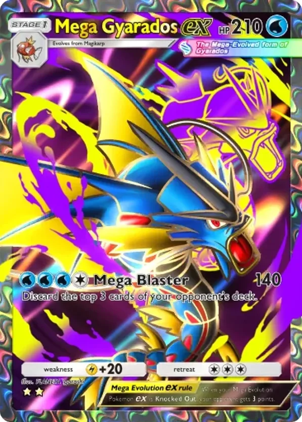 Mega Gyarados ex · Mega Rising
