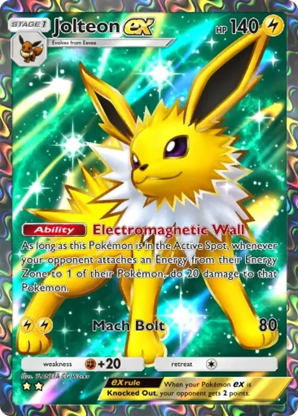 Jolteon ex · Mega Rising
