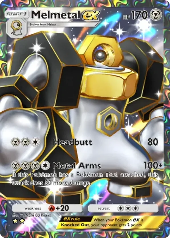 Melmetal ex · Mega Rising