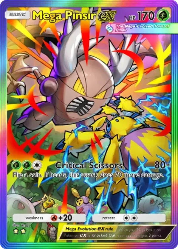 Mega Pinsir ex · Mega Rising