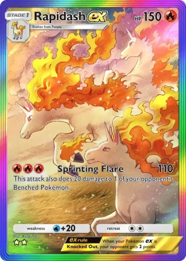 Rapidash ex · Mega Rising