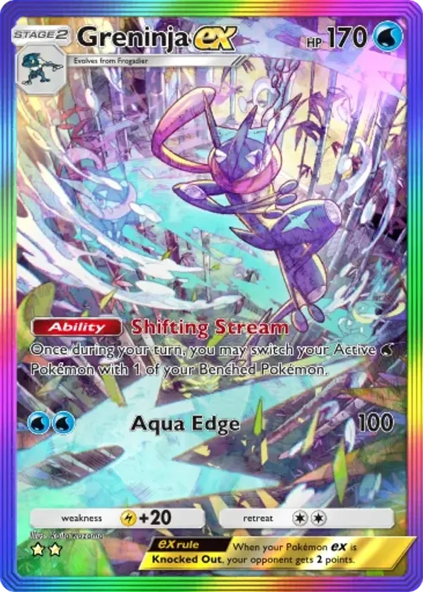 Greninja ex · Mega Rising