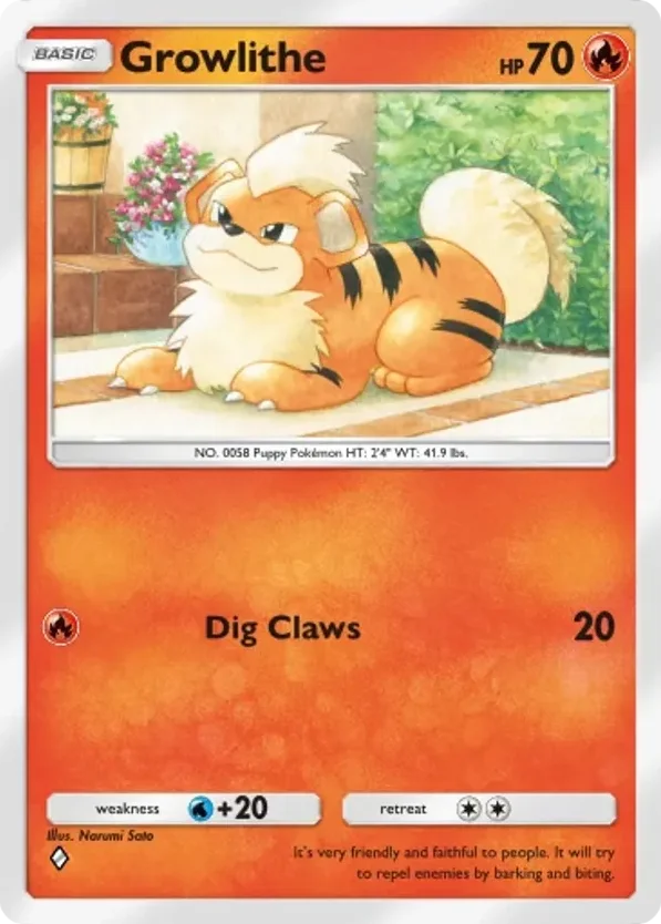 Growlithe · Mega Rising