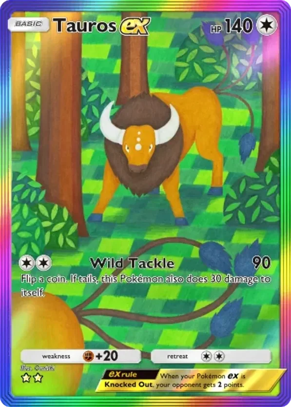 Tauros ex · Mega Rising