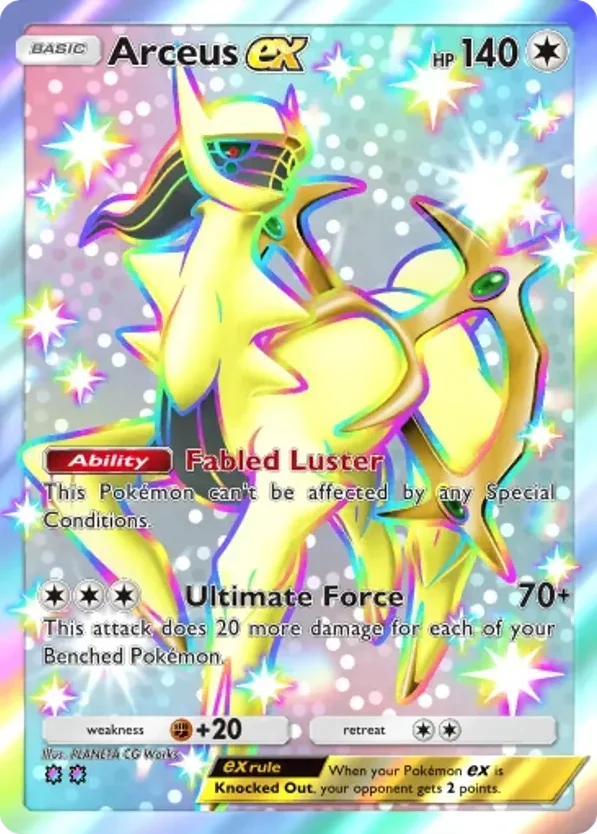 Arceus ex · Mega Rising