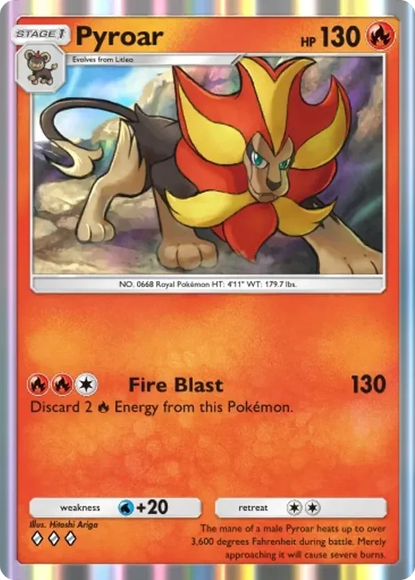 Pyroar · Mega Rising
