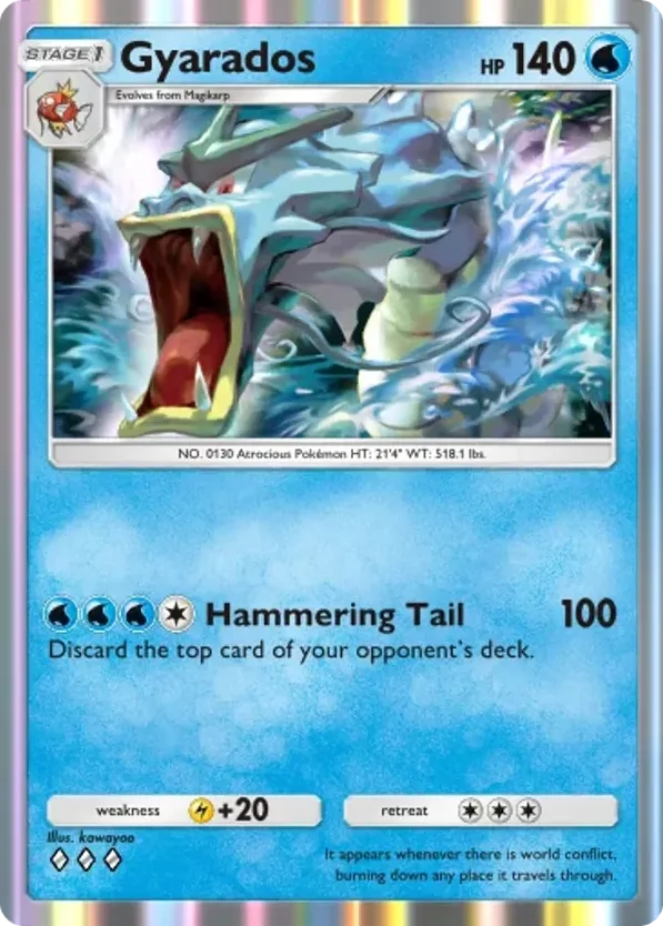 Gyarados · Mega Rising