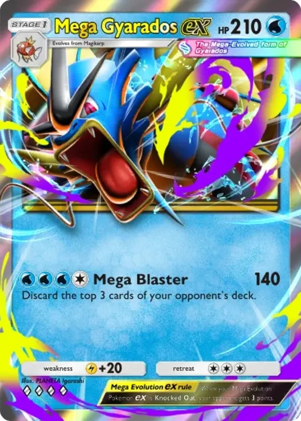 Mega Gyarados ex · Mega Rising