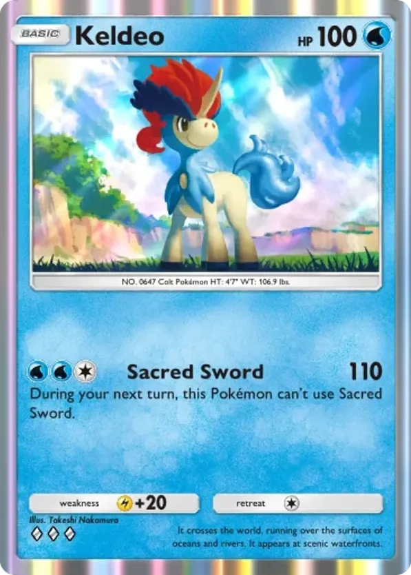 Keldeo · Mega Rising